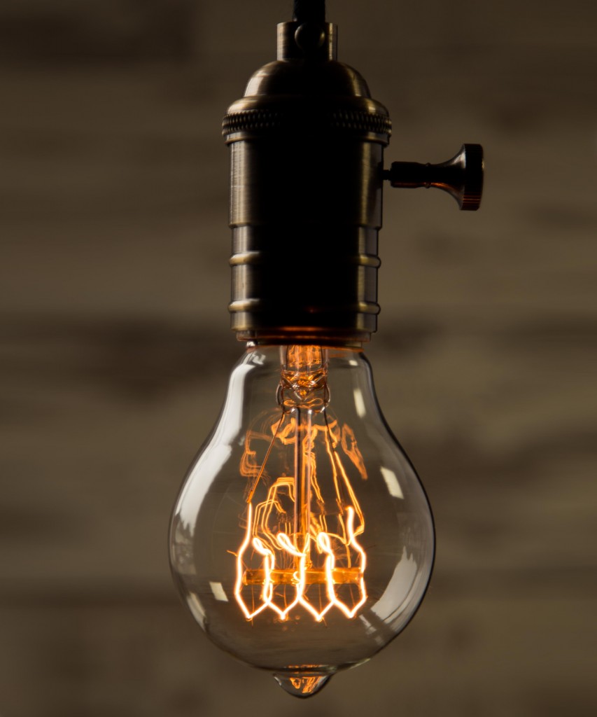 Industrial Edison Retro Pear Four Loop Vintage Filament Light Bulb