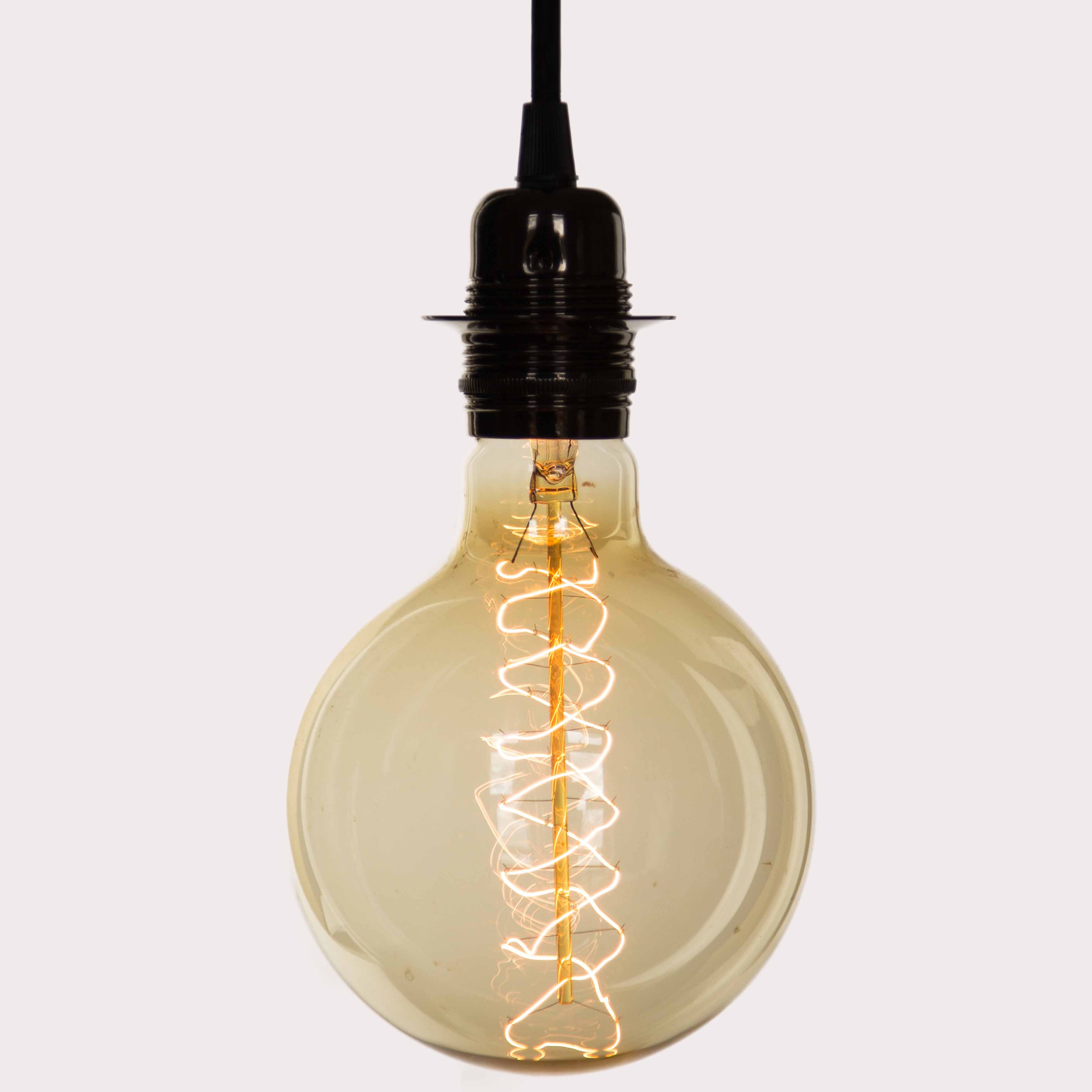 Edison Globe Spiral Extra Large Vintage Filament Light Bulb E27 40W