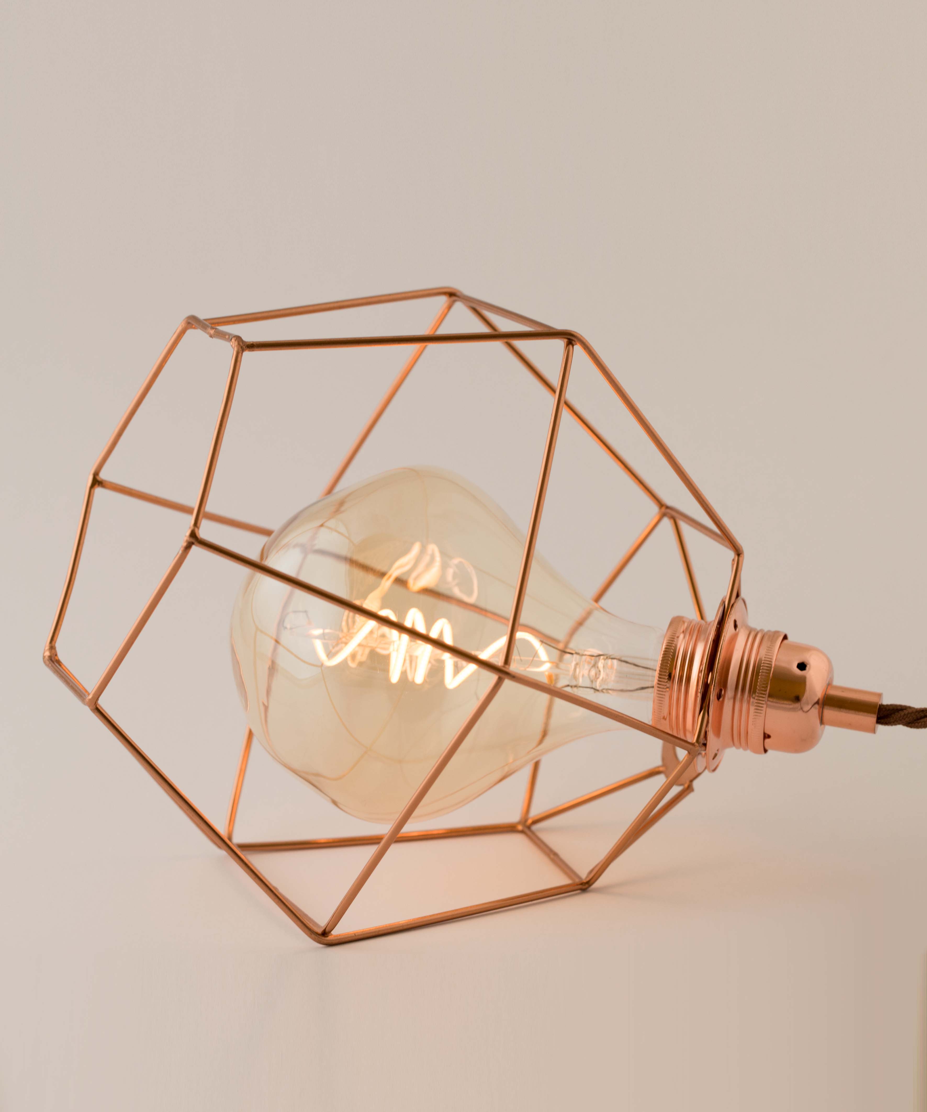 Hexagon Cage Lamp