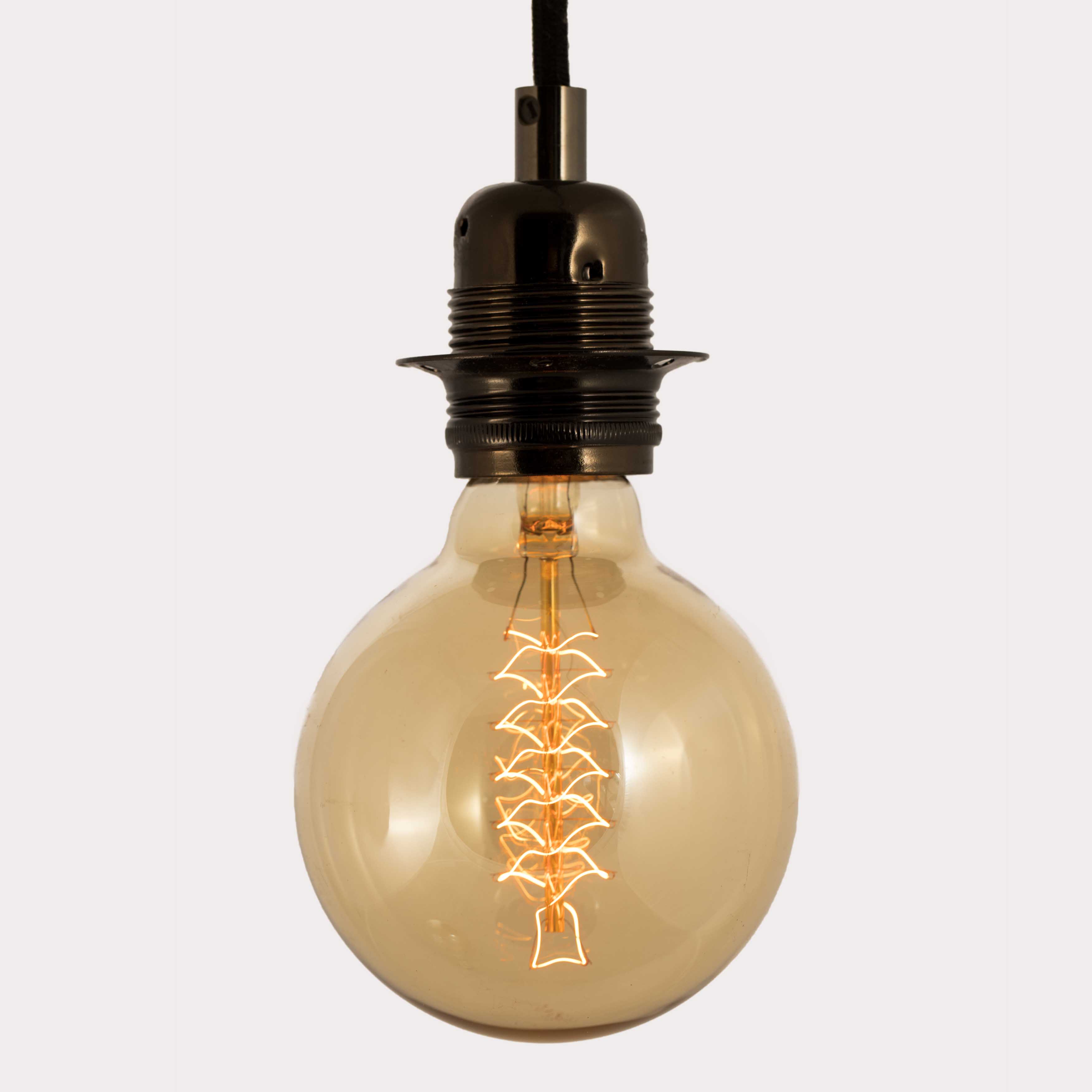 Edison Large Globe Spiral Vintage Filament Light Bulb E27 40W